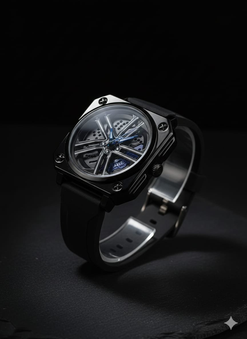 Automotive Inspired Skeleton Watch - Image 2
